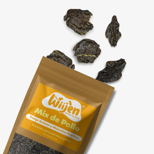 Bolsa de Mix de Pollo como premios o snack natural para perros y gatos
