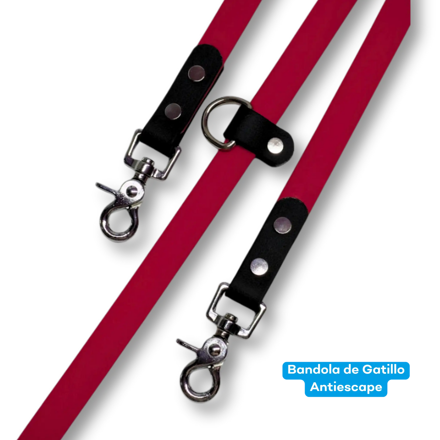 Correa multifuncional multiposición para perros de biotano PVC impermeable
