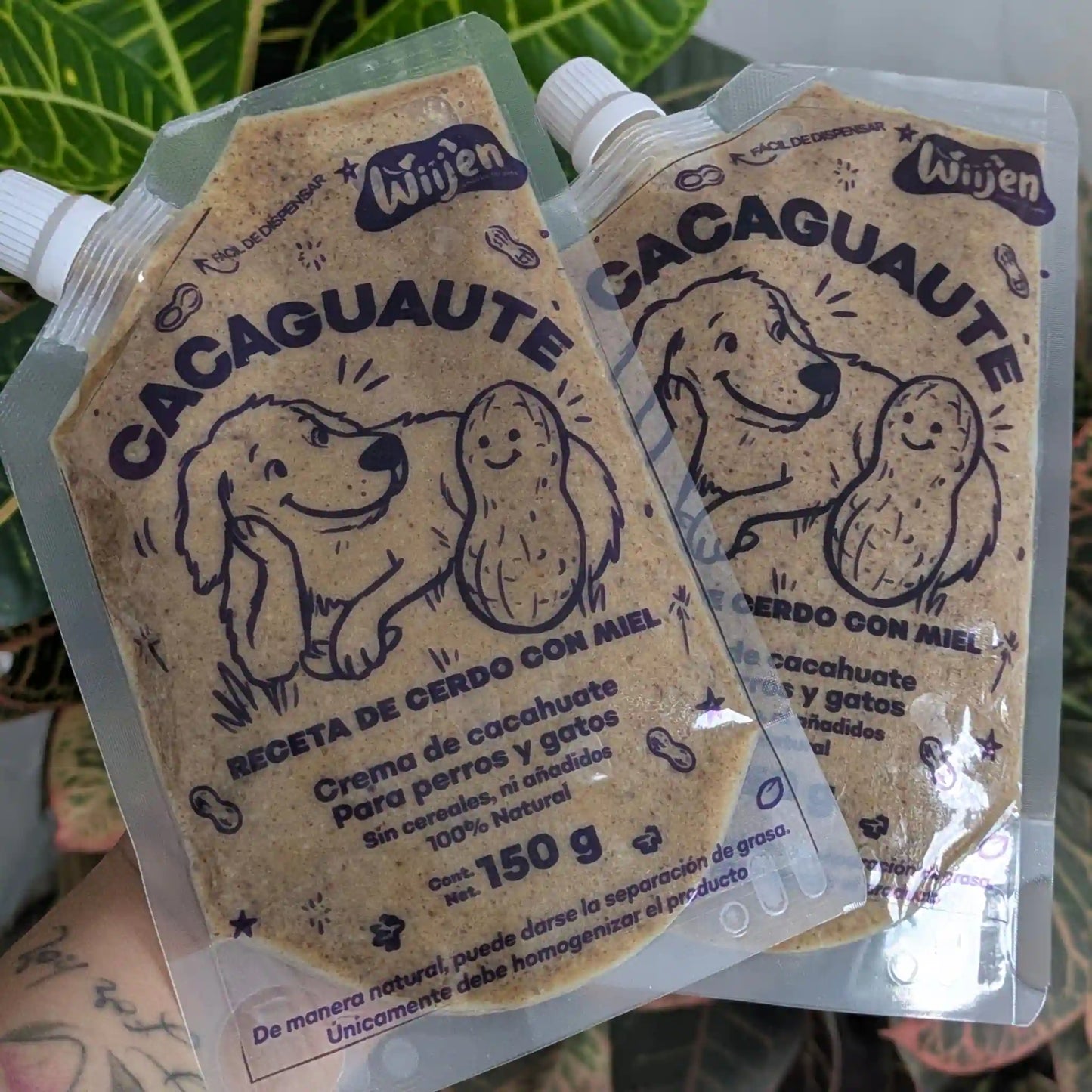Crema de Cacahuate para perros | Natural y Artesanal
