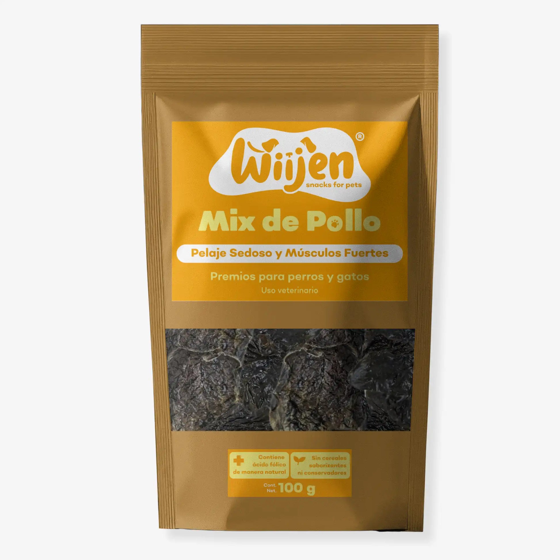 Bolsa de Mix de Pollo como premios o snack natural para perros y gatos