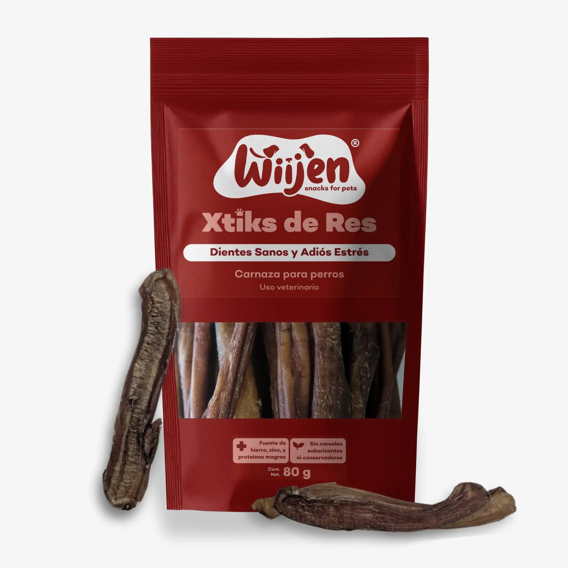 Bully Sticks (Xtiks de Res) como carnaza para perros
